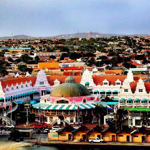 阿鲁巴，南加勒比海的一颗明珠，彩色的童话世界