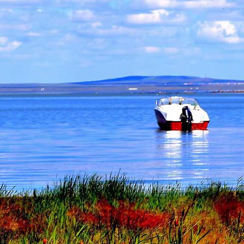 到克什克腾游达里诺尔，像大海一样的湖