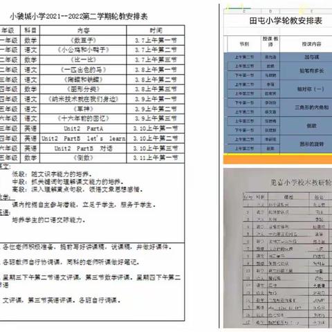 阳城中心校——校际教研探索课堂教学，助推减负增效提质