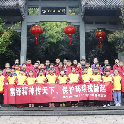 绿化万松山，种下小希望