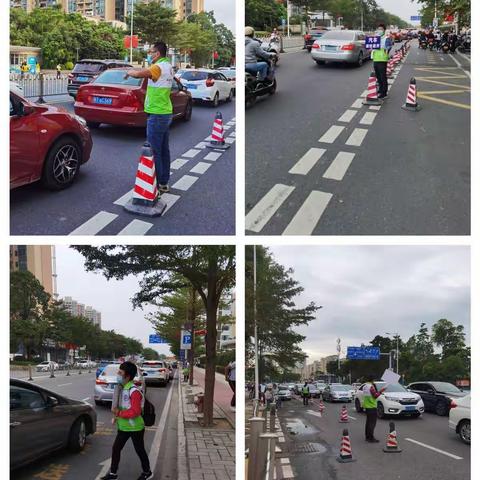 风雨守护，为爱而行——石岐中学初一7班家长护校交通志愿服务活动