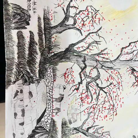 初一12班    “古诗如画”   优秀作品