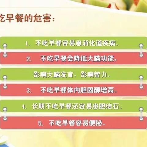 育铭幼儿园开设早餐通知