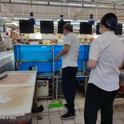 长江埠店节前安全大检查
