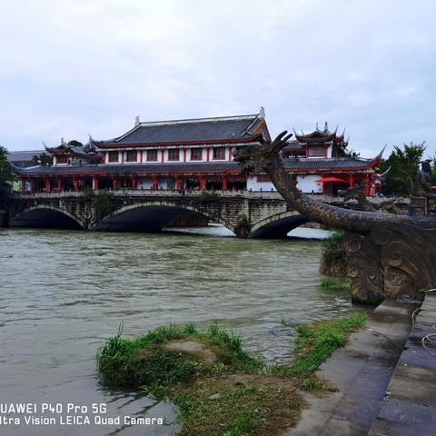 迷人的三道堰水乡景色