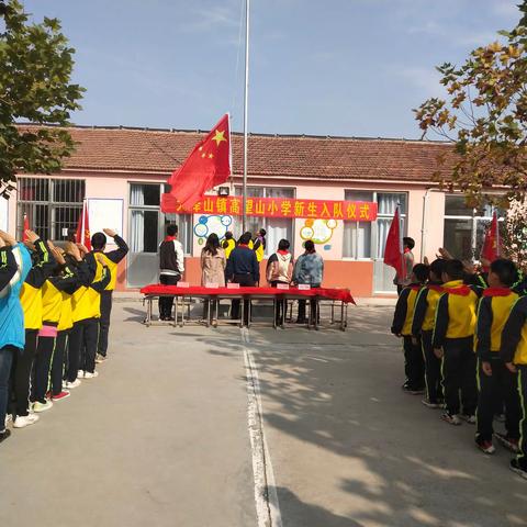 从小学先锋，长大做先锋—记高望山小学少先队入队仪式活动