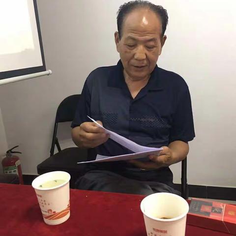 胡二社区关工委召开学习习总书记在庆祝中国共产党成立一百周年大会上的讲话