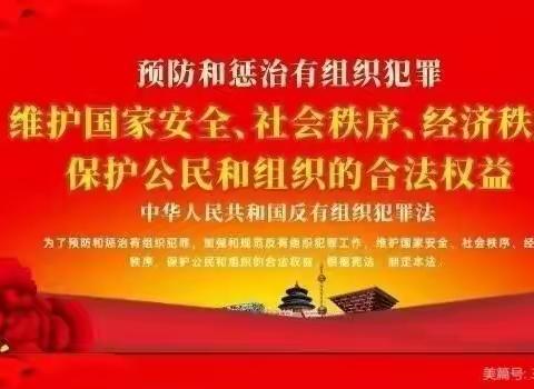 天安财险伊犁中支《中华人民共和国反有组织犯罪法》宣传篇