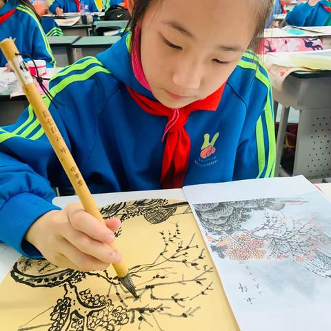 中国山水画—走进第二小学美术课堂