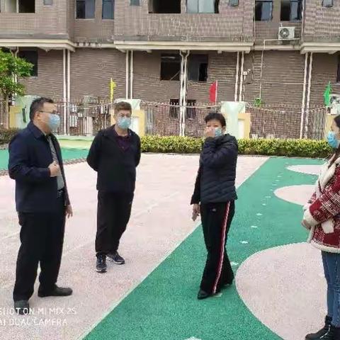 博罗县教育局领导到九潭中心小学督查疫情防控工作