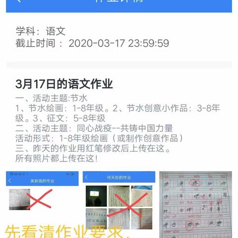 3.17作业情况:请按要求完成！