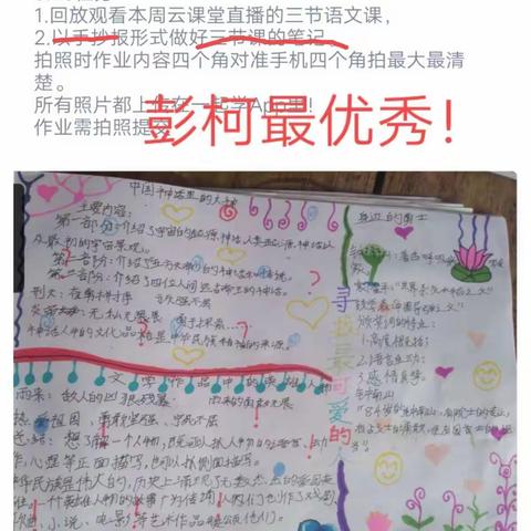 3.28－3.29周末作业情况:按要求完成作业，养成优秀学习习惯！
