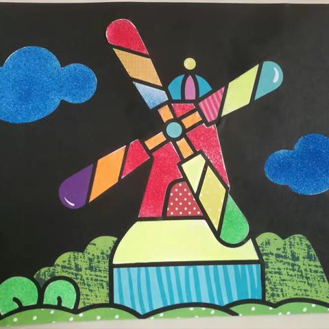 小朋友一年来的"作品"