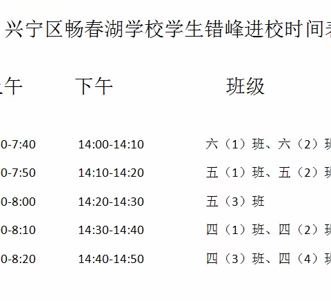 守一轮云开月明，候一片春暖花开——兴宁区畅春湖学校致四至六年级学生家长一封信