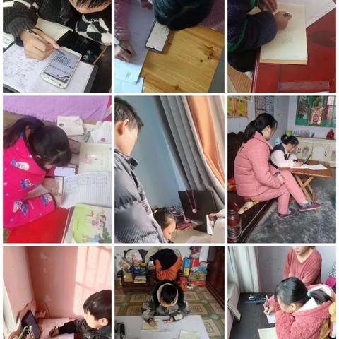线上考试探学情 家校同心促成长—皇帝庙乡三年级数学线上期末考试