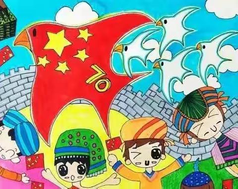 库尔勒市三幼教育集团库尔楚幼儿园开展“为祖国妈妈生日献礼”为主题的教育活动。