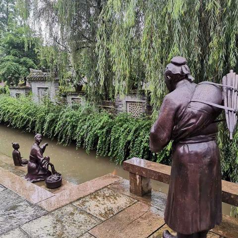 临水而筑的张思村别致静美