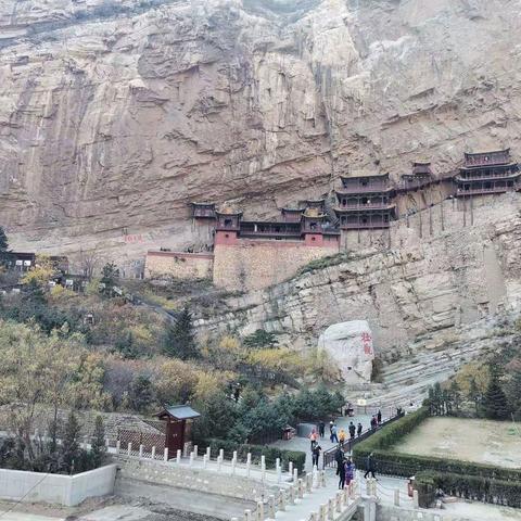 悬空寺，一道峭壁上的风景一一相约在秦晋的秋季之十二