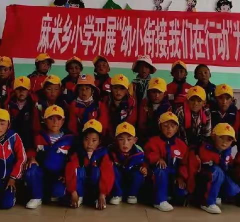 麻米乡小学“幼小衔接，我们在行动”为主题的专题活动！