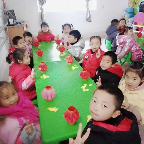 智慧树幼儿园庆元旦手工制作灯笼🎉🎉🎉