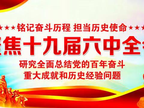 永智煤矿党支部积极学习贯彻“党的十九届六中全会精神”