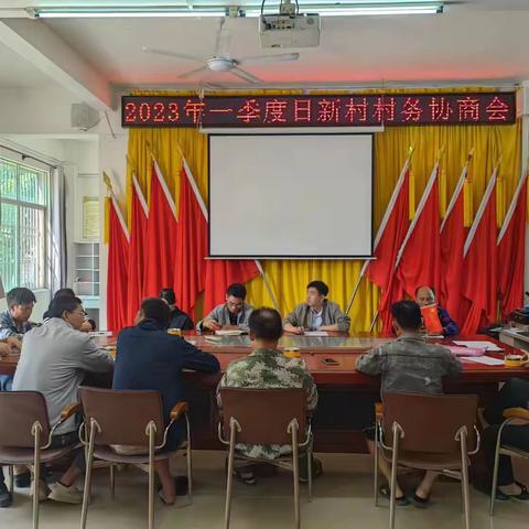 2023年日新村第一季度村务协商会议