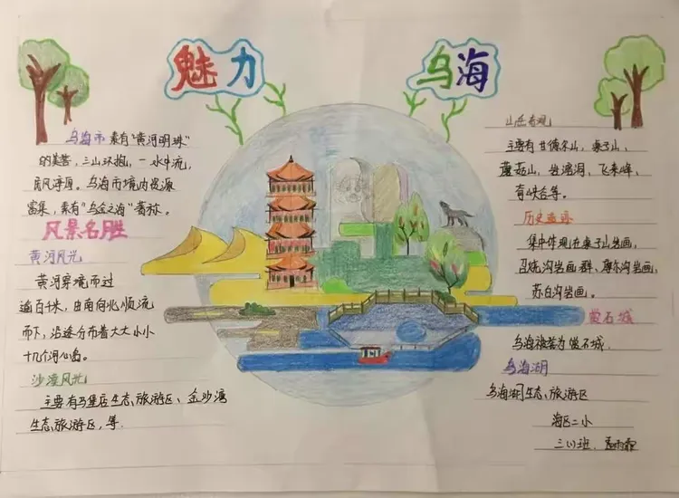 乌海市海勃湾区第二小学主题系列活动"讲乌海故事