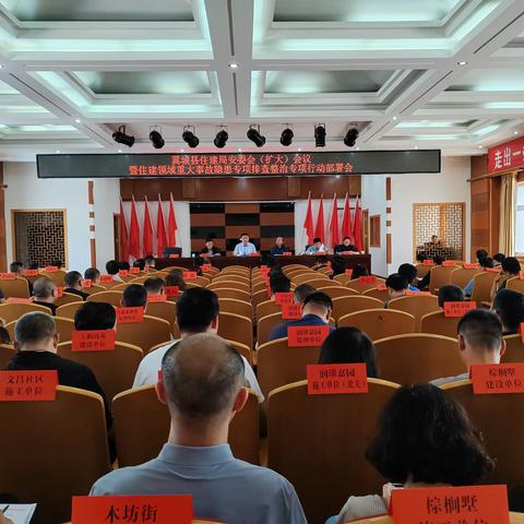 翼城县住建局召开安委会（扩大）会议暨住建领域重大事故隐患专项排查整治行动动员部署会