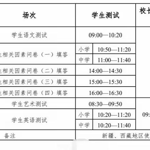 2022年国家义务教育质量监测补测宣传——靠山镇中心小学校致家长的一封信