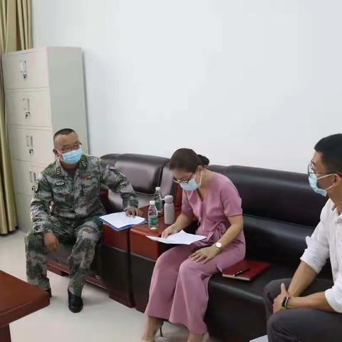 陵水县检查督导2022年国防动员潜力统计调查工作