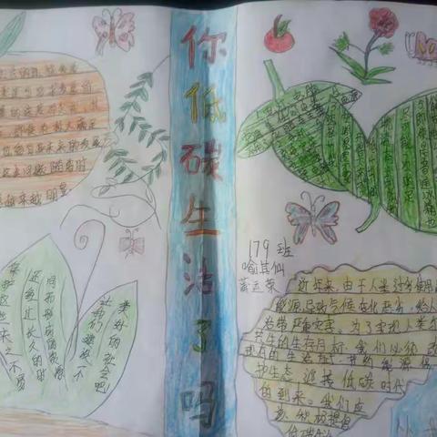 小河中学“低碳生活，节能减排”主题活动