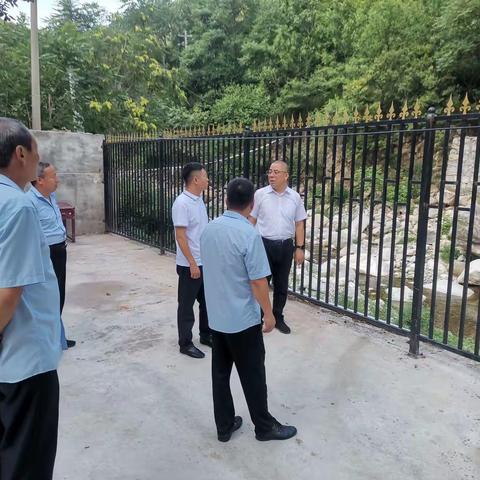 长安区秦保局局长马耀东同志莅临大峪国有林场库峪站调研指导工作