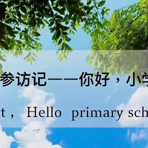 【幼小衔接】参观小学初体验、幼小衔接促成长——德州之星幼儿园大蒙三班参观小学活动