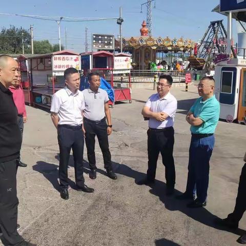 东风街道检查辖区重点项目