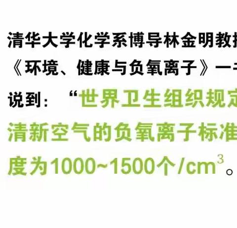 「文」院士解读负氧离子功效。