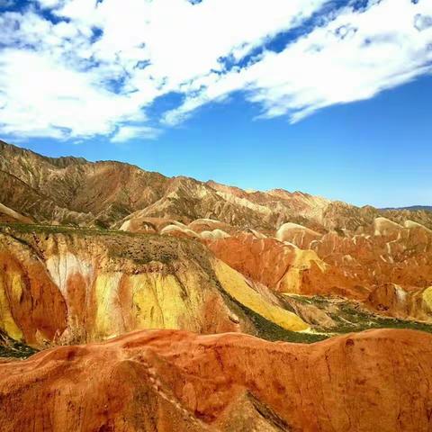 七彩丹霞，美丽祁连山