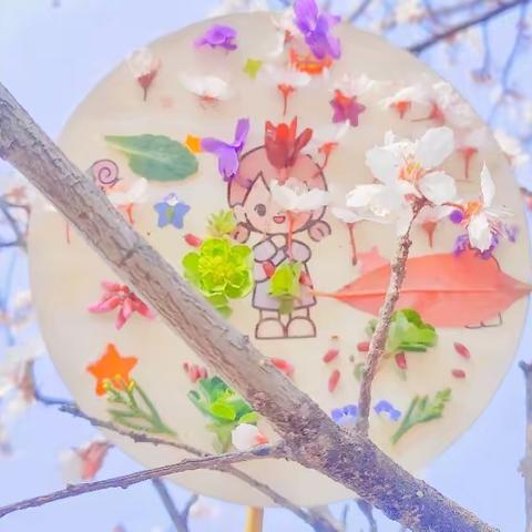 自然美育 |花朵棒棒糖--中三班