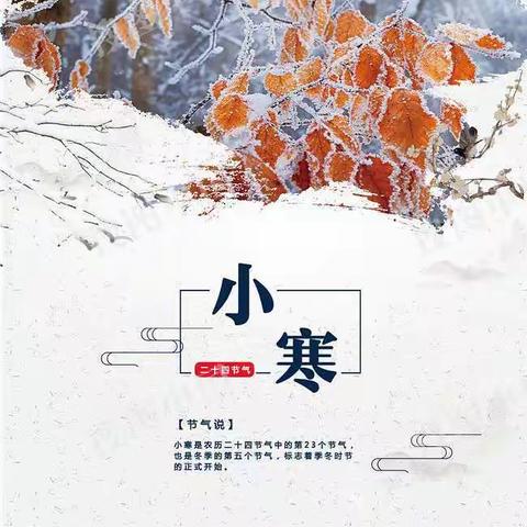 【隐珠朝阳山园·节日节气】小寒不寒，因你而暖——朝阳山社区幼儿园中班级部小寒系列活动