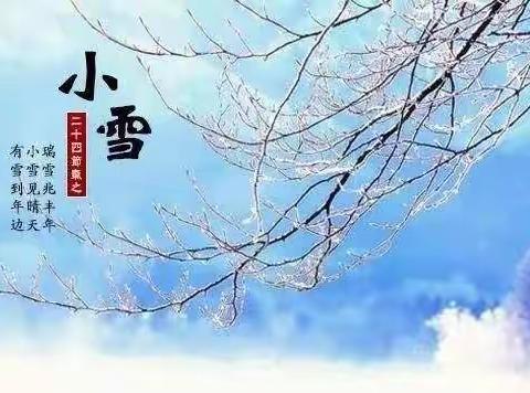 【隐珠朝阳山园·新时代文明实践】小雪到，冬始俏——朝阳山社区幼儿园小班级部小雪节气系列活动