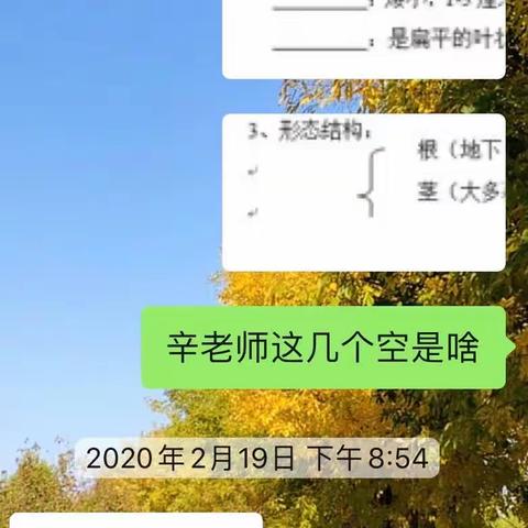 初一生物网课纪实