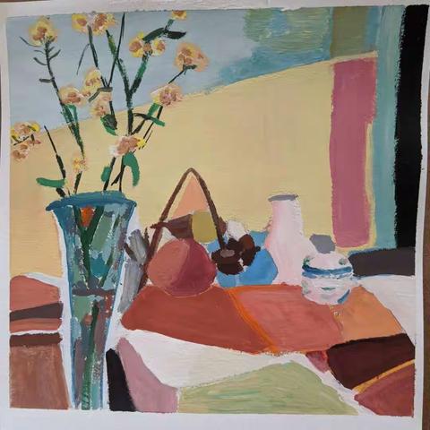 罗城美术大班2020秋季班画展