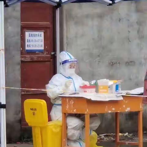 【广平县文旅局】情深深雨蒙蒙，核酸检测进行中……