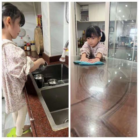 罗定第一小学一（2）班 ，我是家务实践小能手