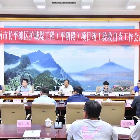 长平滩区护城堤工程顺利完成竣工验收自查工作