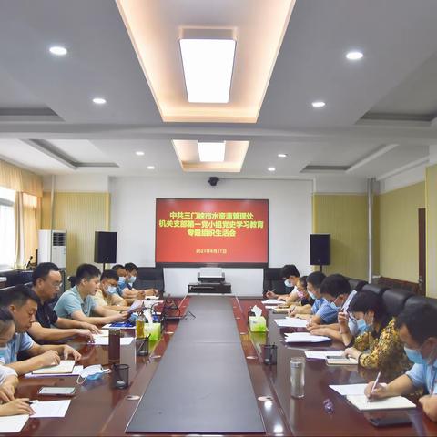 三门峡市水资源管理处机关党支部﻿组织召开党史学习教育专题   组织生活会