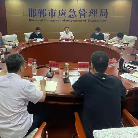 市应急管理局迎接市平安办设督导检查工作