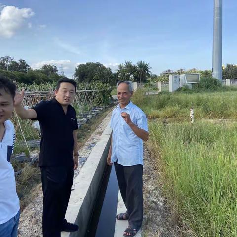 海棠区农业农村局实地调研建设蔬菜基地示范区