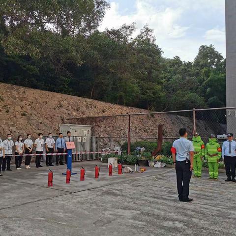 光明社保分局公明站开展防灾减灾日暨消防演练活动