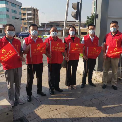 退役军人展风采，助力文明交通路