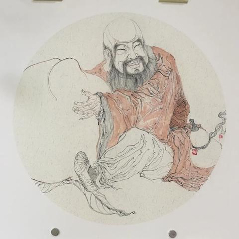 邓晓南国画工笔作品人物画